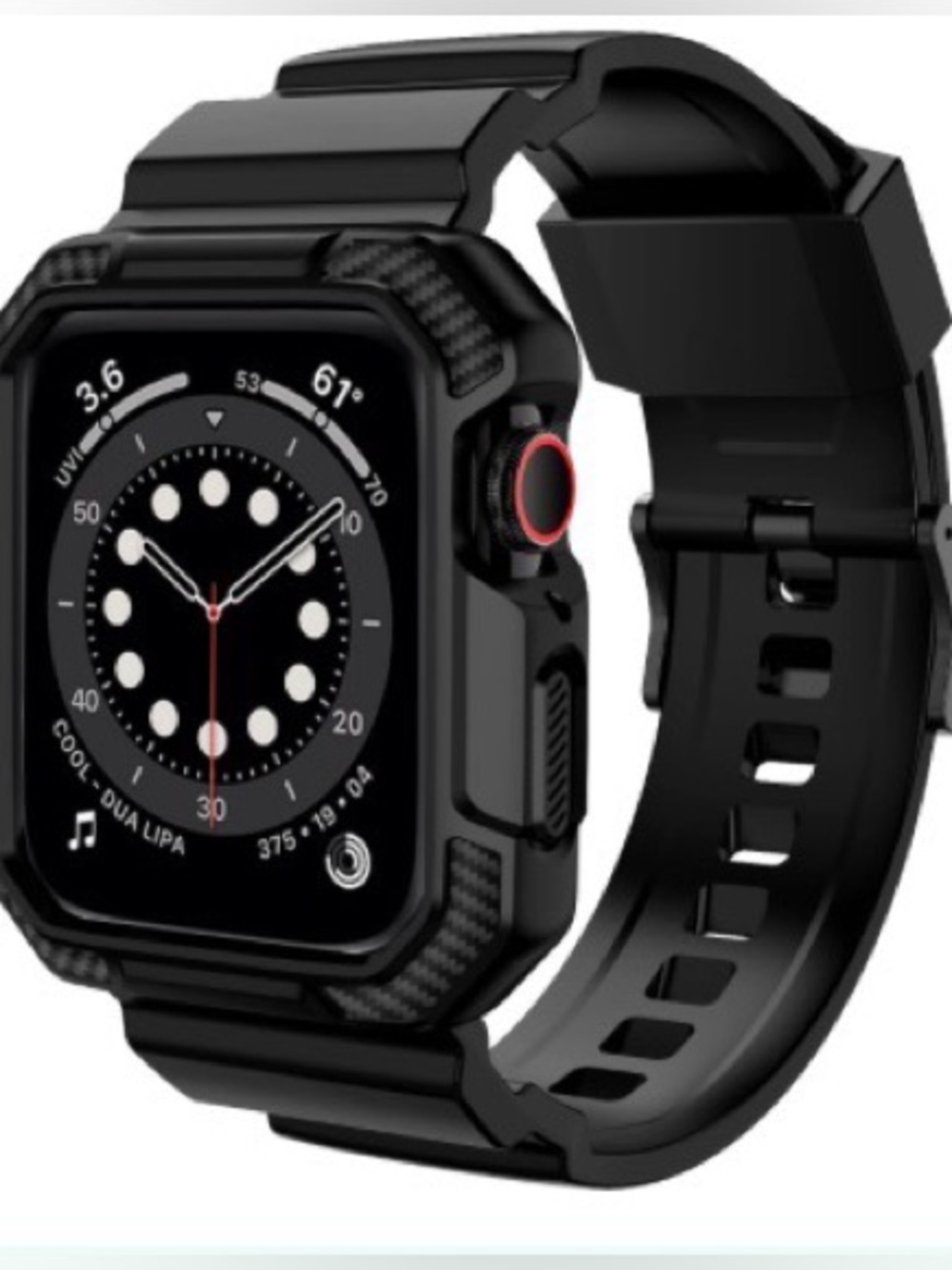 OROBAY Apple Watch Band With Case 41/40/38mm Matte Black #53